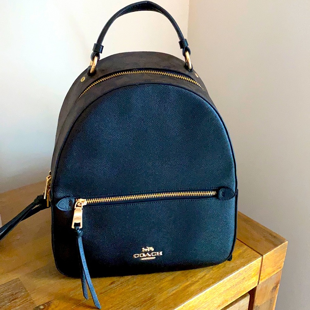 Coach leather backpack